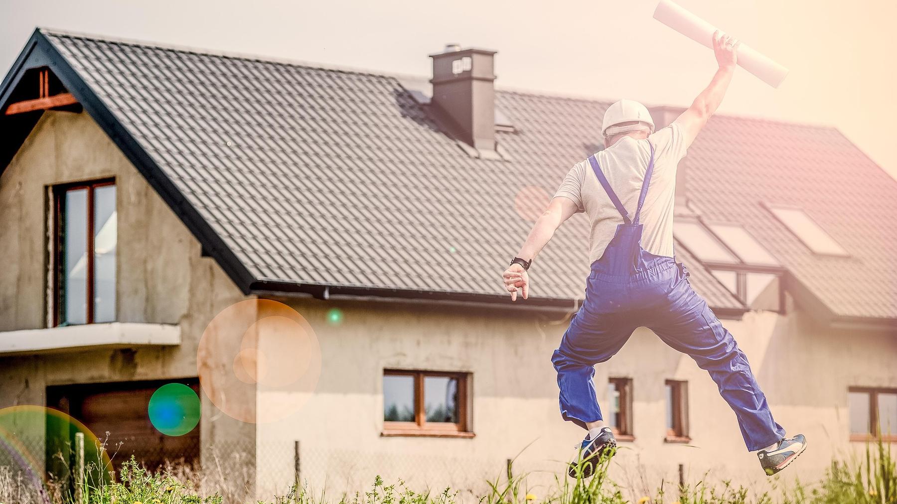 House extension under construction