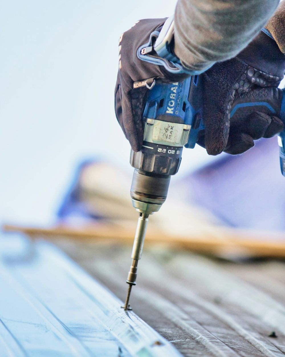 Tradesman at work
